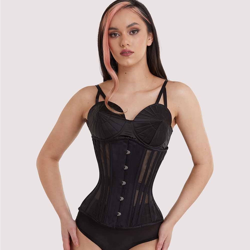 Bettie Page Mesh Underbust Corset